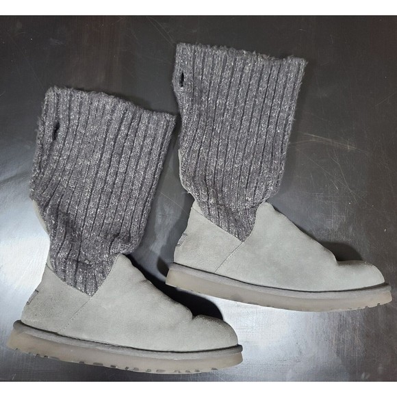 UGG Australia Cambridge Boot 1006013 Grey Suede Woman's US Size 8 Read - Picture 11 of 16